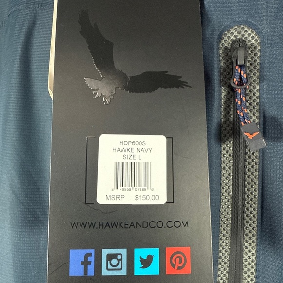 Hawke & Co Pro Series Waterproof Jacket Size L NWT - Picture 3 of 10